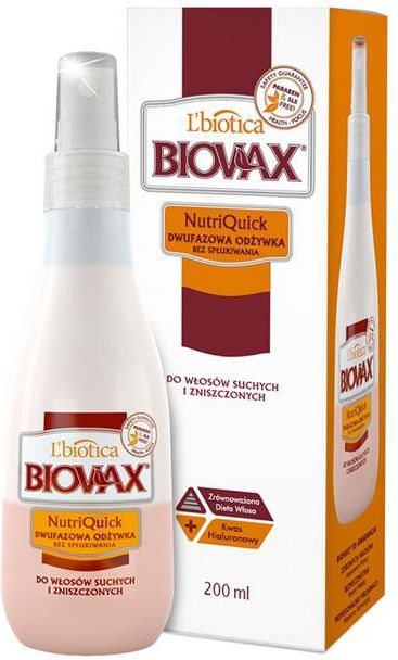 biovax dwufazowa odżywka do włosów blond