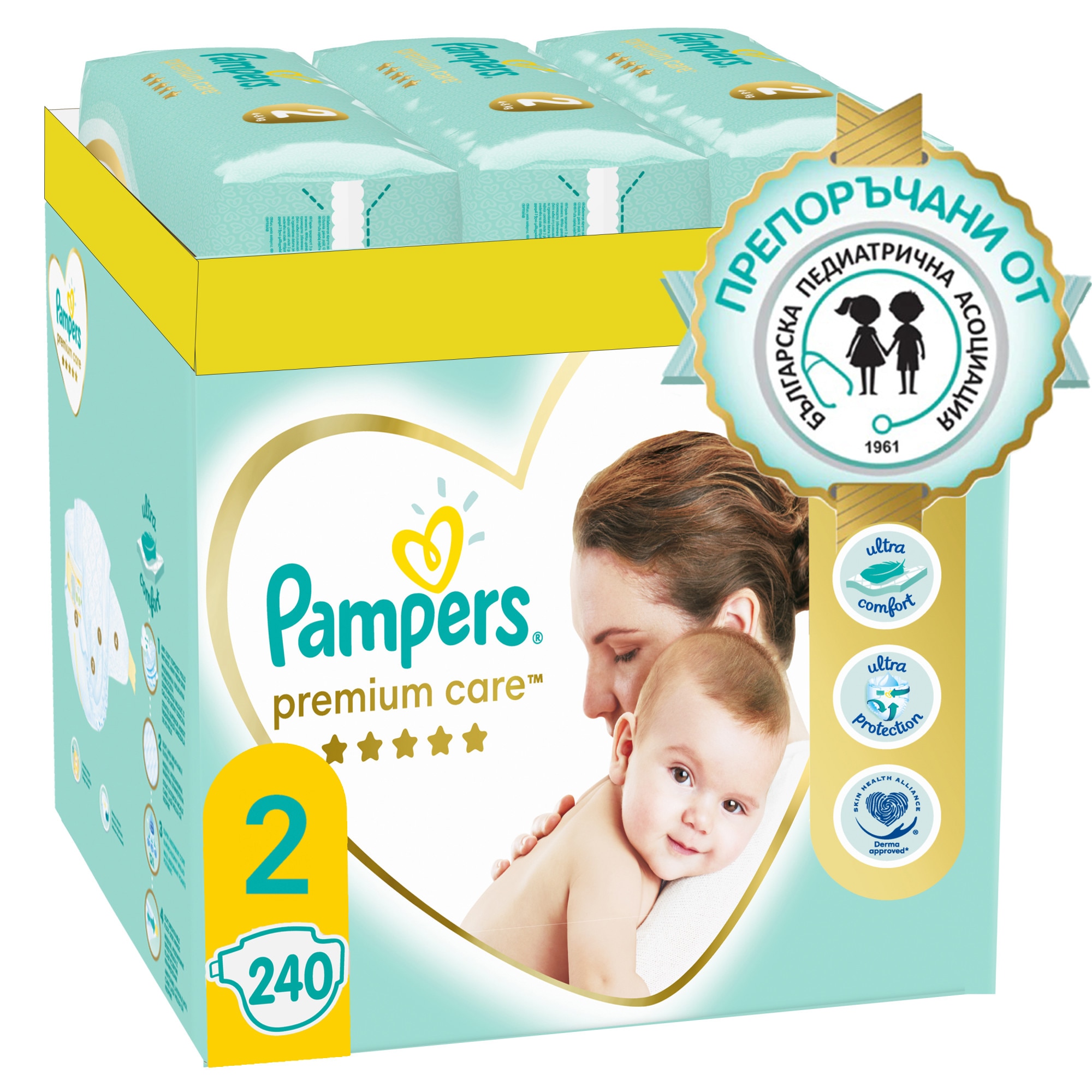 pampers premium care 240 cena