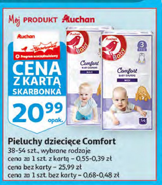 pieluchy baby comfort auchan opinie