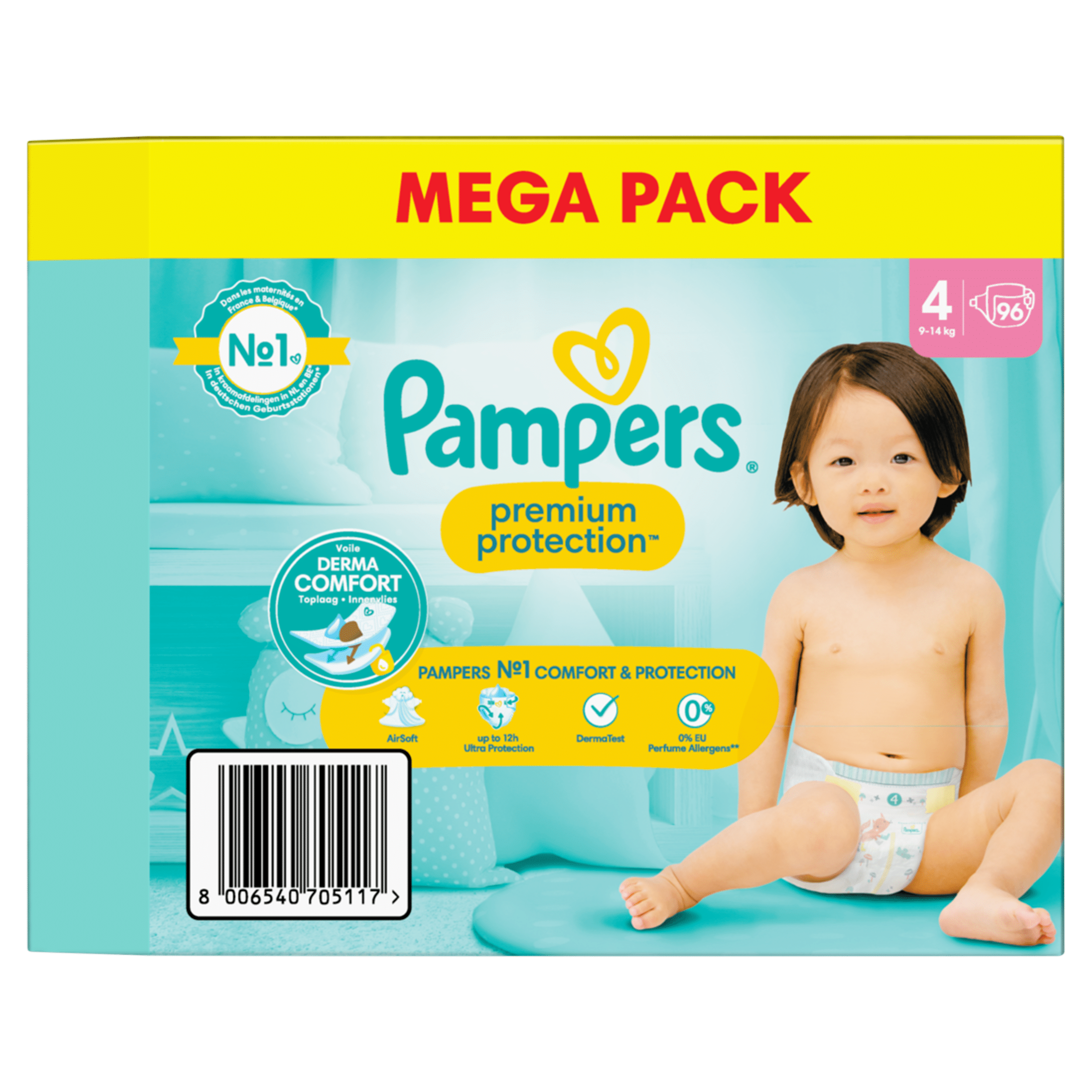 pampers 4 belgique