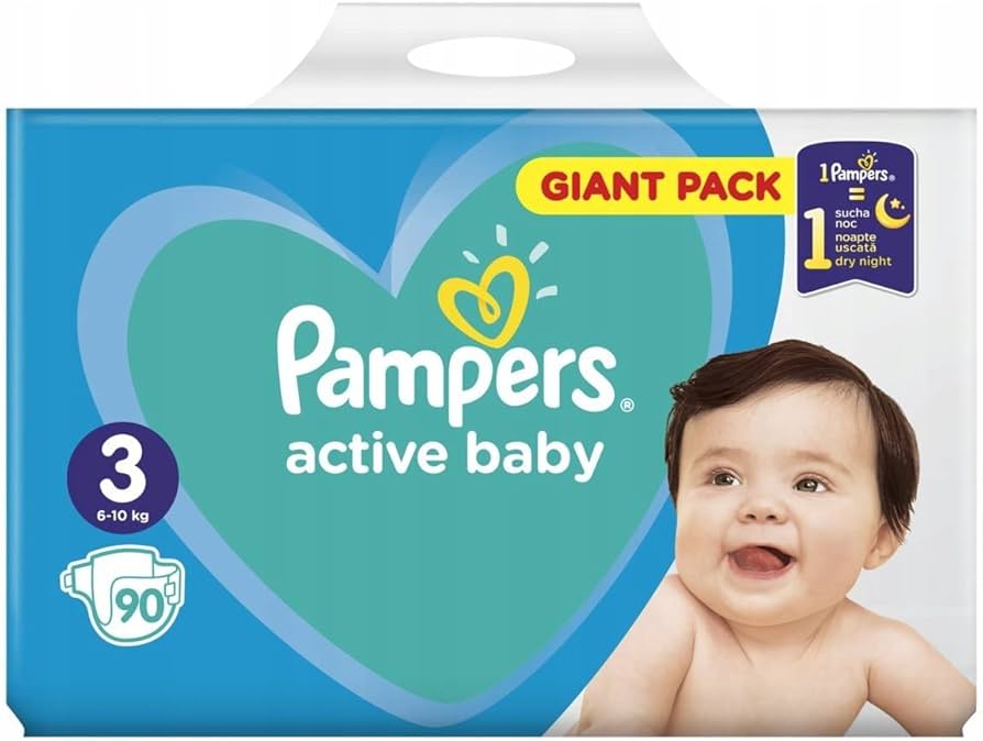 pampers giant box 3 cena