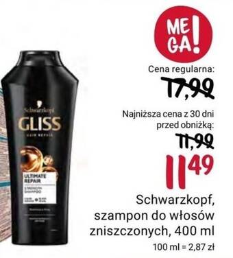 szampon schwarzkopf rossmann