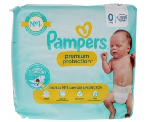 pampers 1 pieluszka