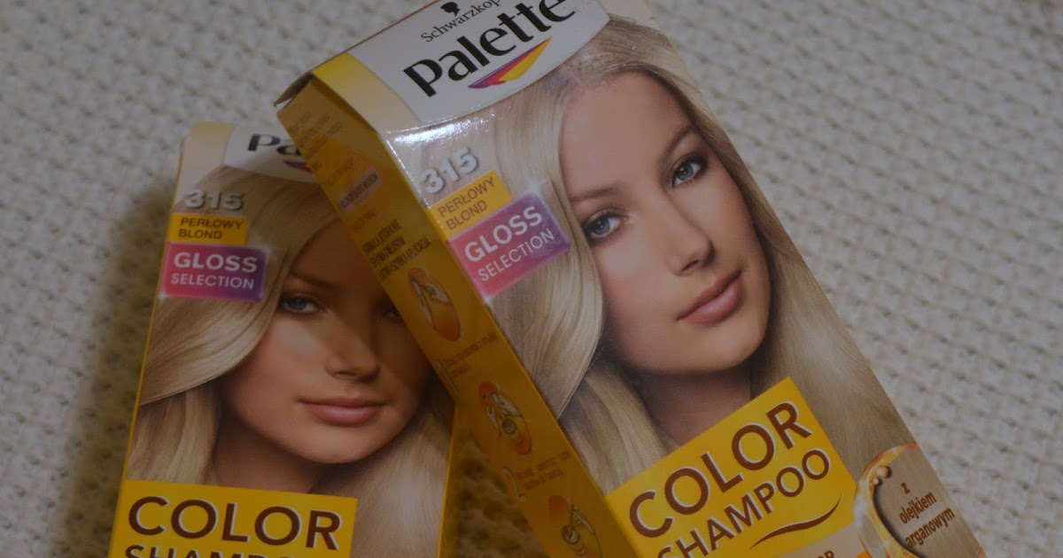 szampon koloryzujący palette perłowy blond