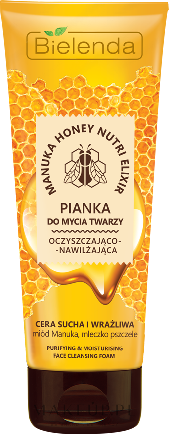 bielenda manuka honey nutri elixir pianka do mycia twarzy skład