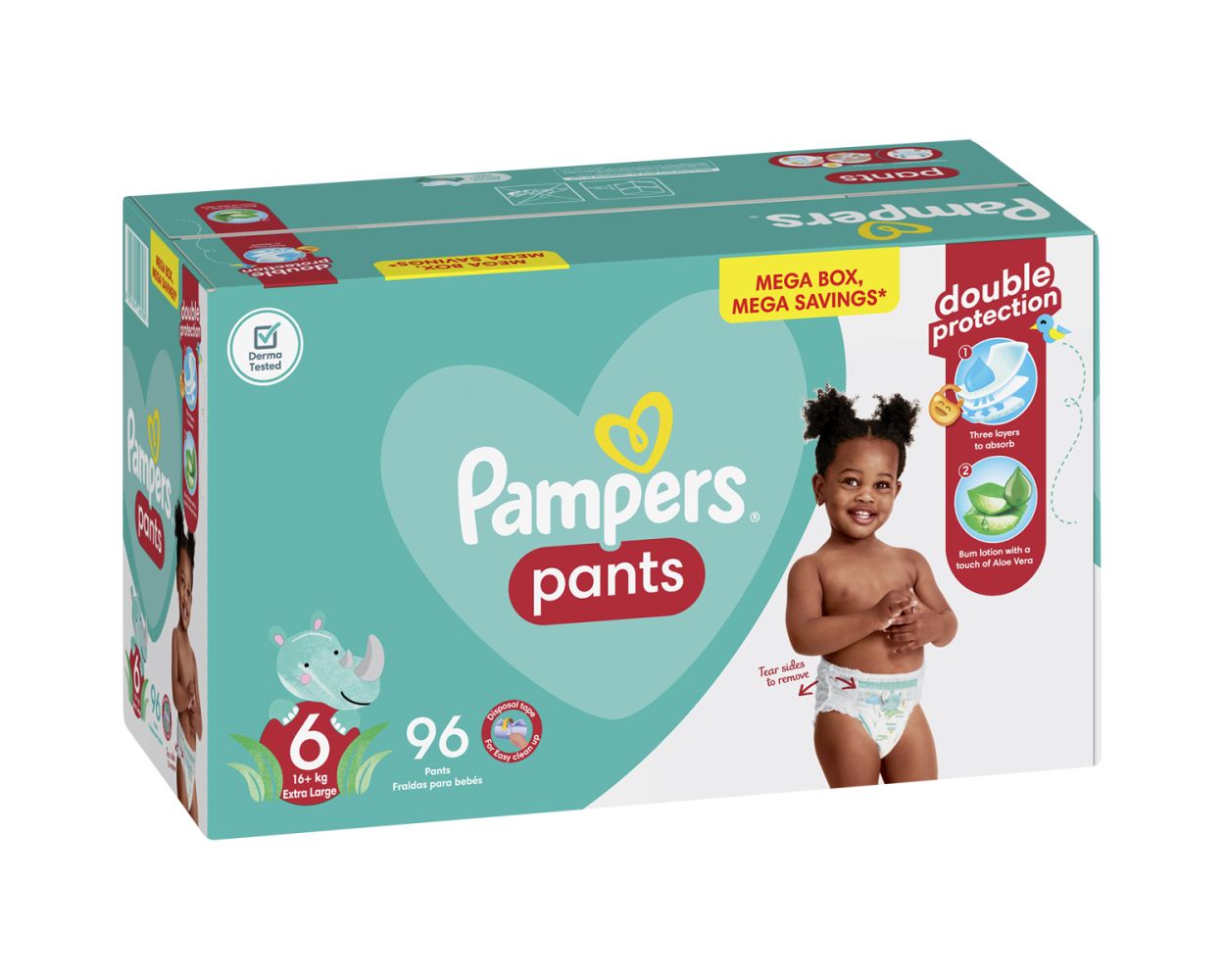 pampers pants 6 mega box