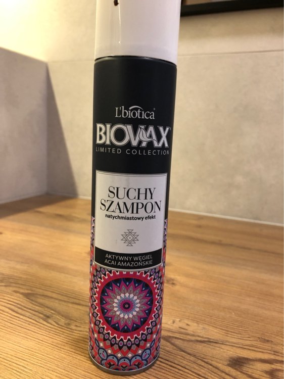 szampon suchy biovax z węglem aktywnym