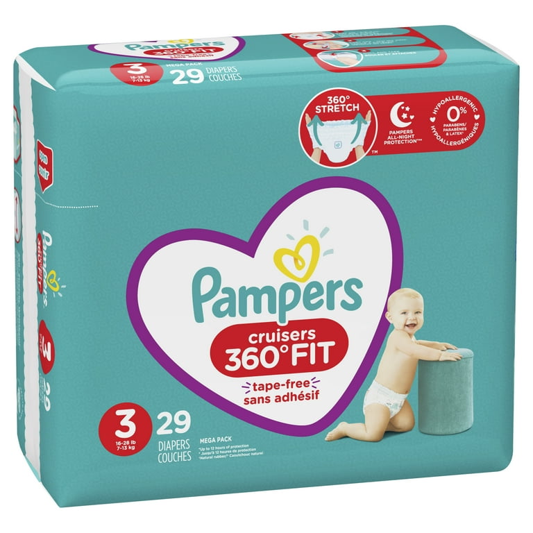 pampers size 3 29 pack