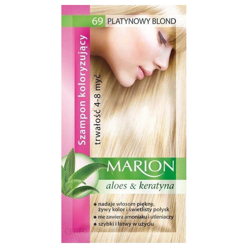 szampon koloryzujący platynowy blond palette instant