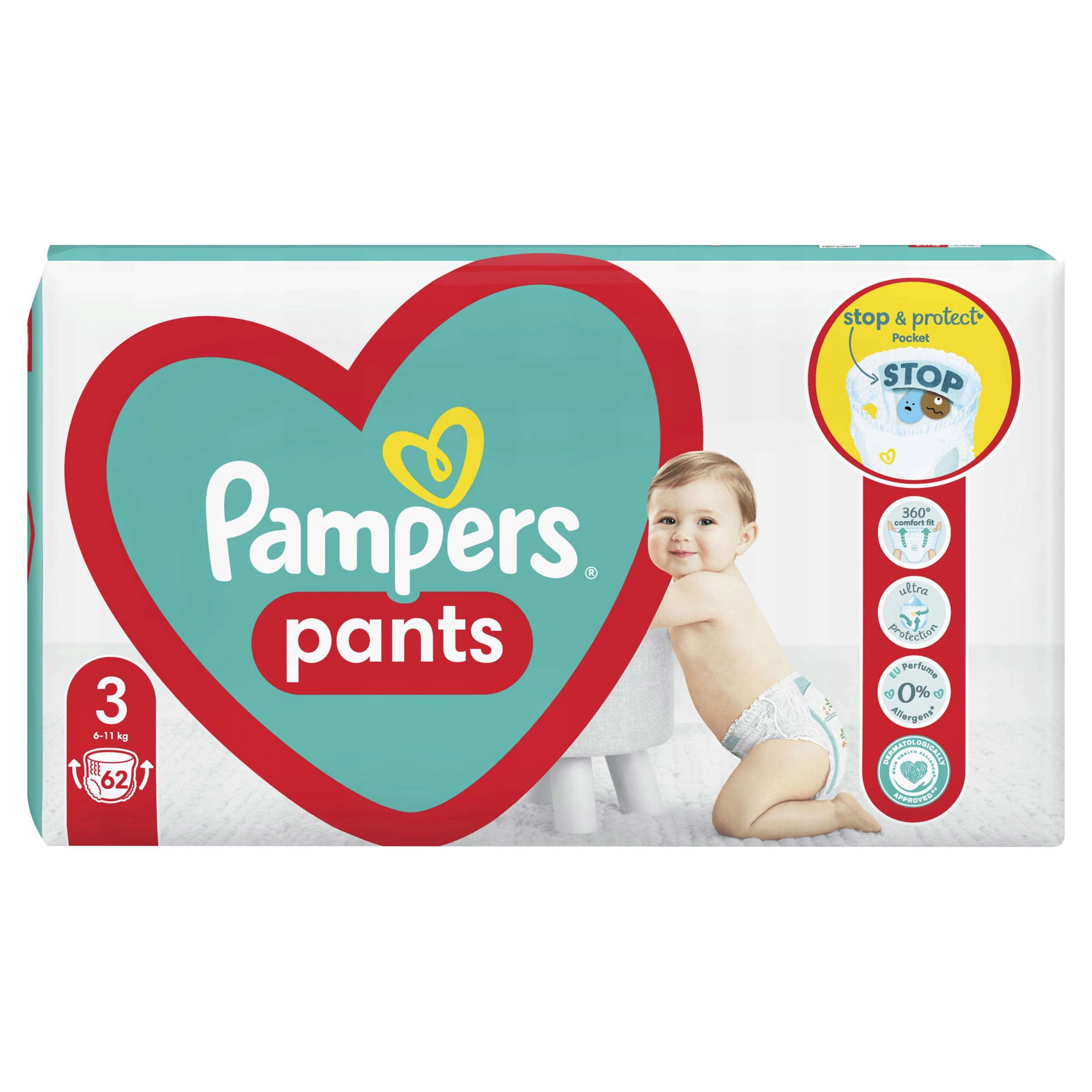 pieluchomajtki pampers jumbo 3