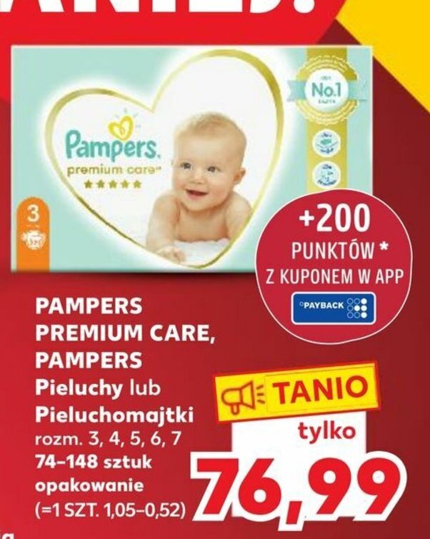 pampersy pampers kaufland