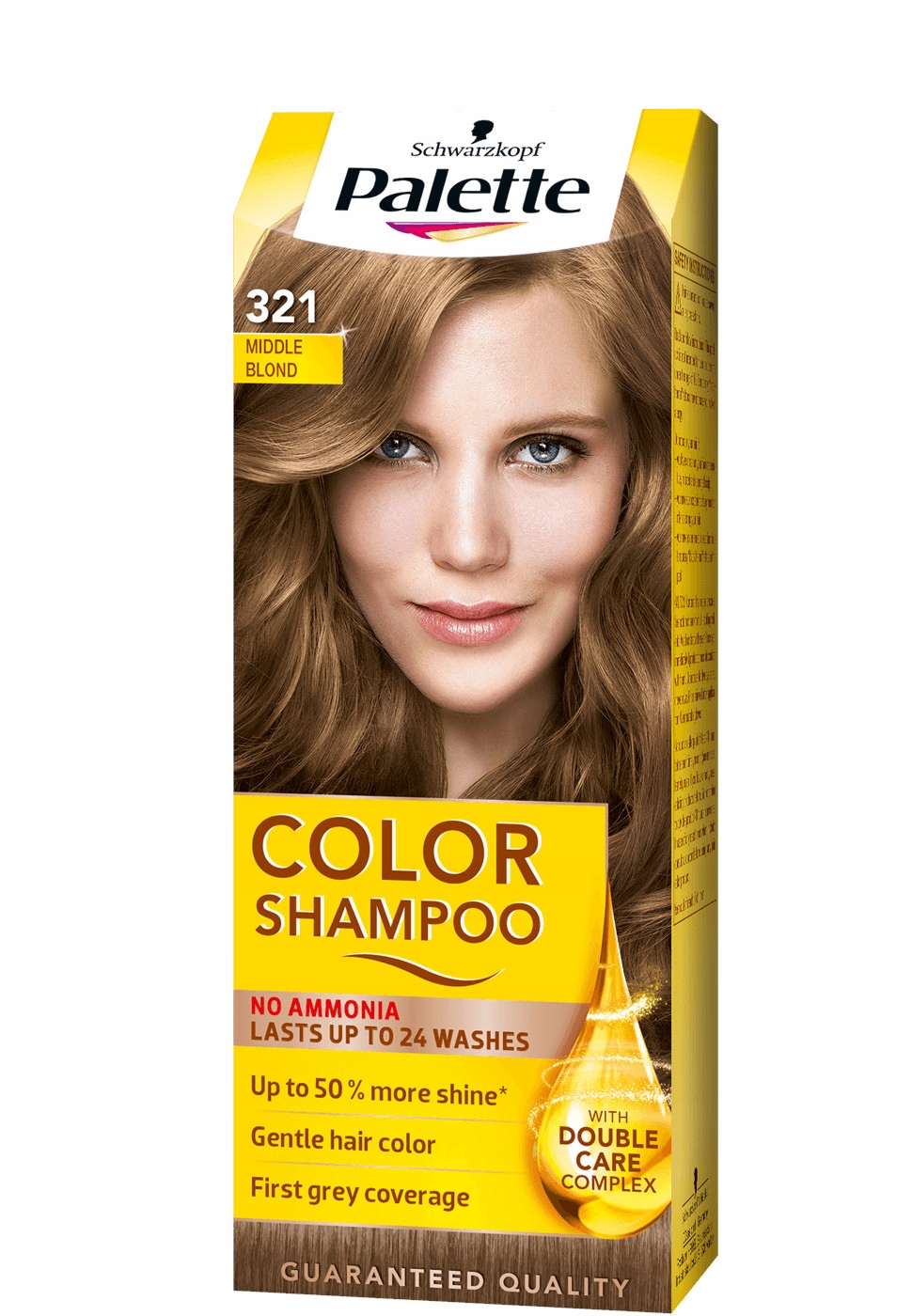 szampon do włosów palette ciemny blond