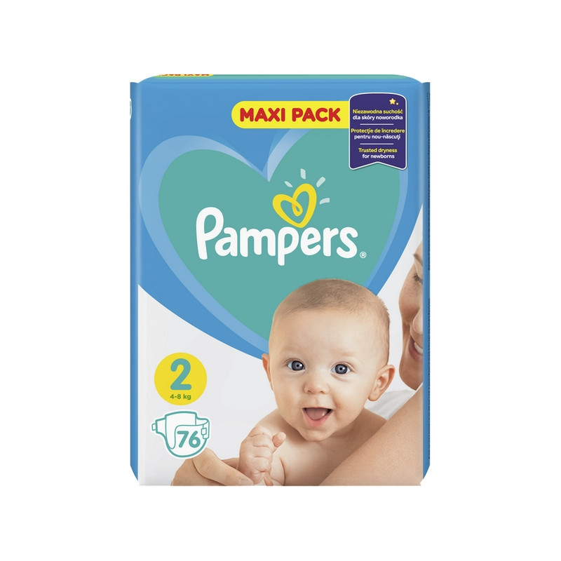 pieluchy pampers 2 szt 76