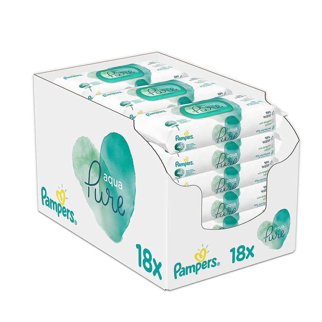 pampers chusteczki aqua pure 99 wody