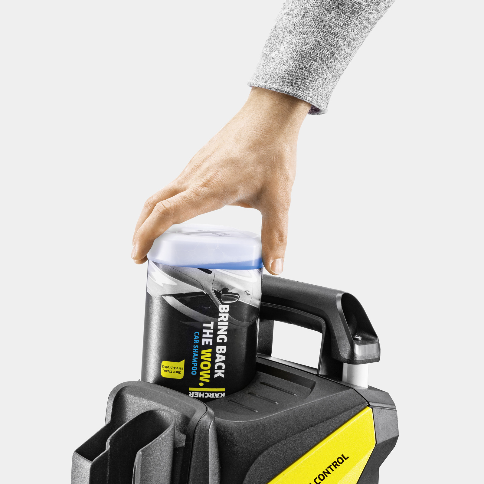 karcher k5 szampon gdzie sie wlewa