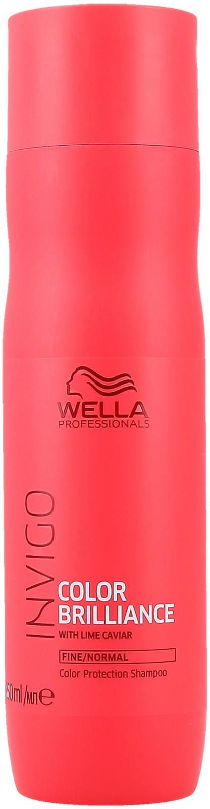 wella brilliance szampon do cienkich włosów farbowanych 250ml