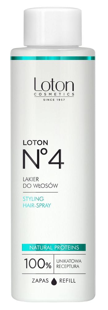 loton 4 lakier do włosów