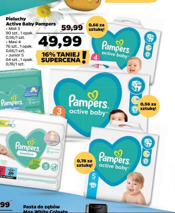 netto pieluchy pampers