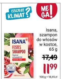 isana z granatem z rossmana szampon