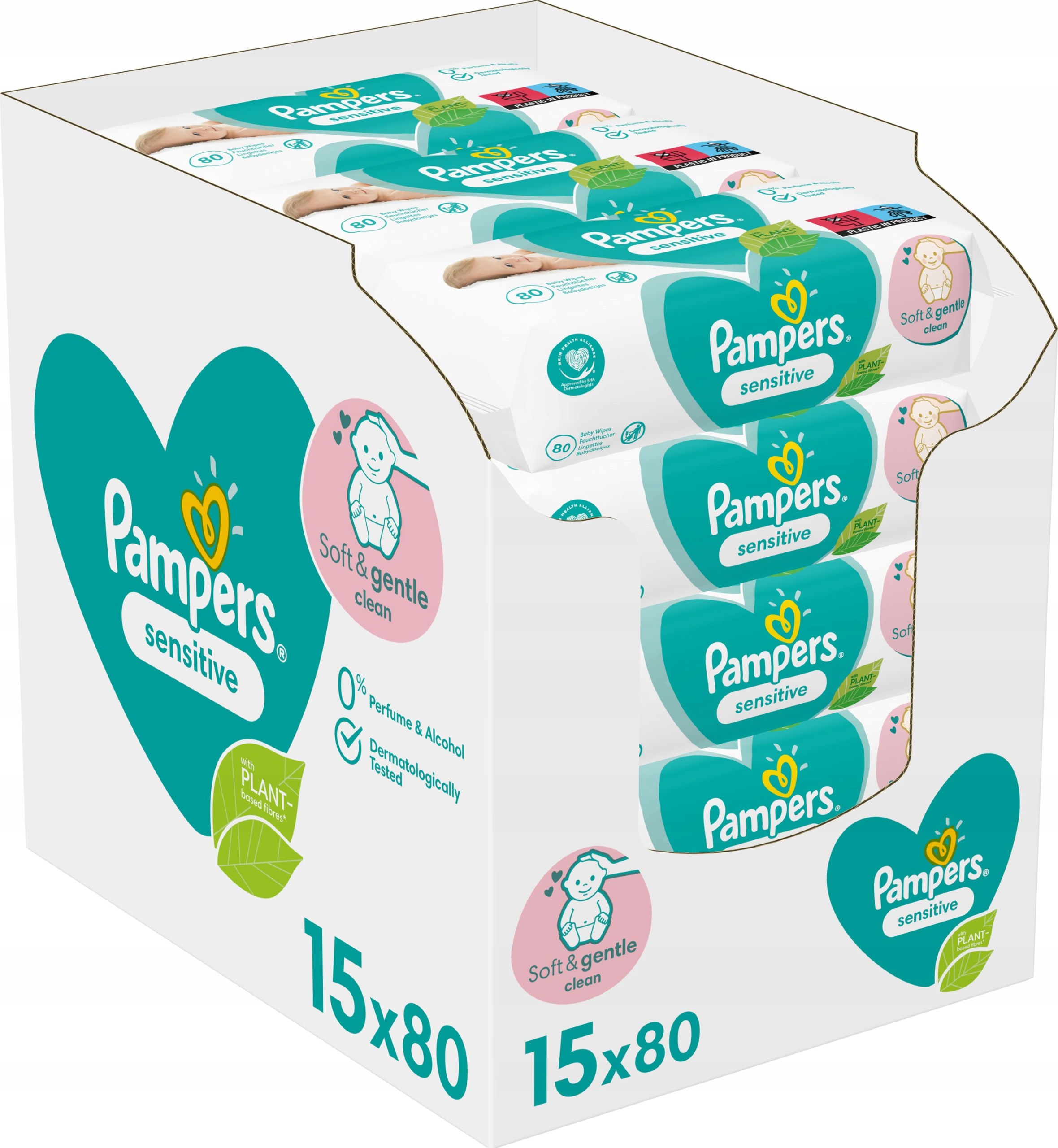 chusteczki pampers sensitive allegro