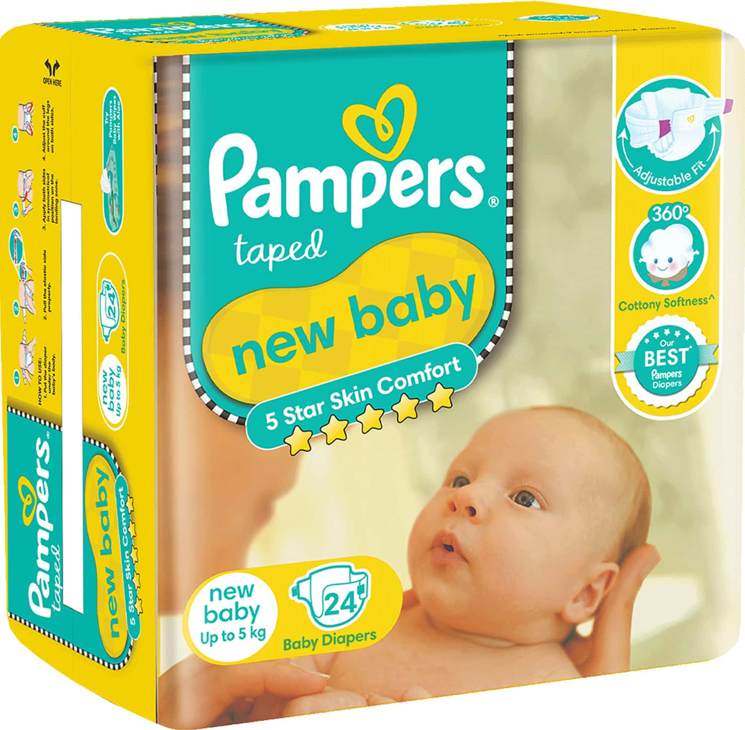 pampers new baby