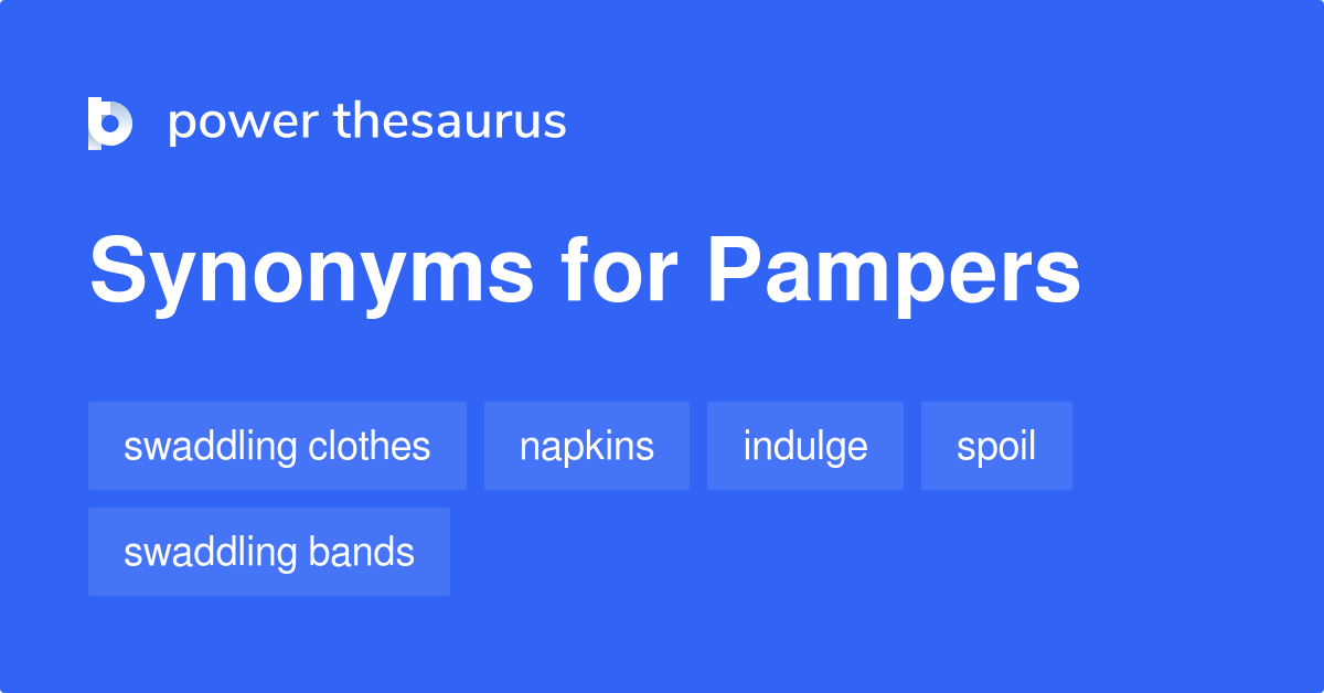 pampers synonim