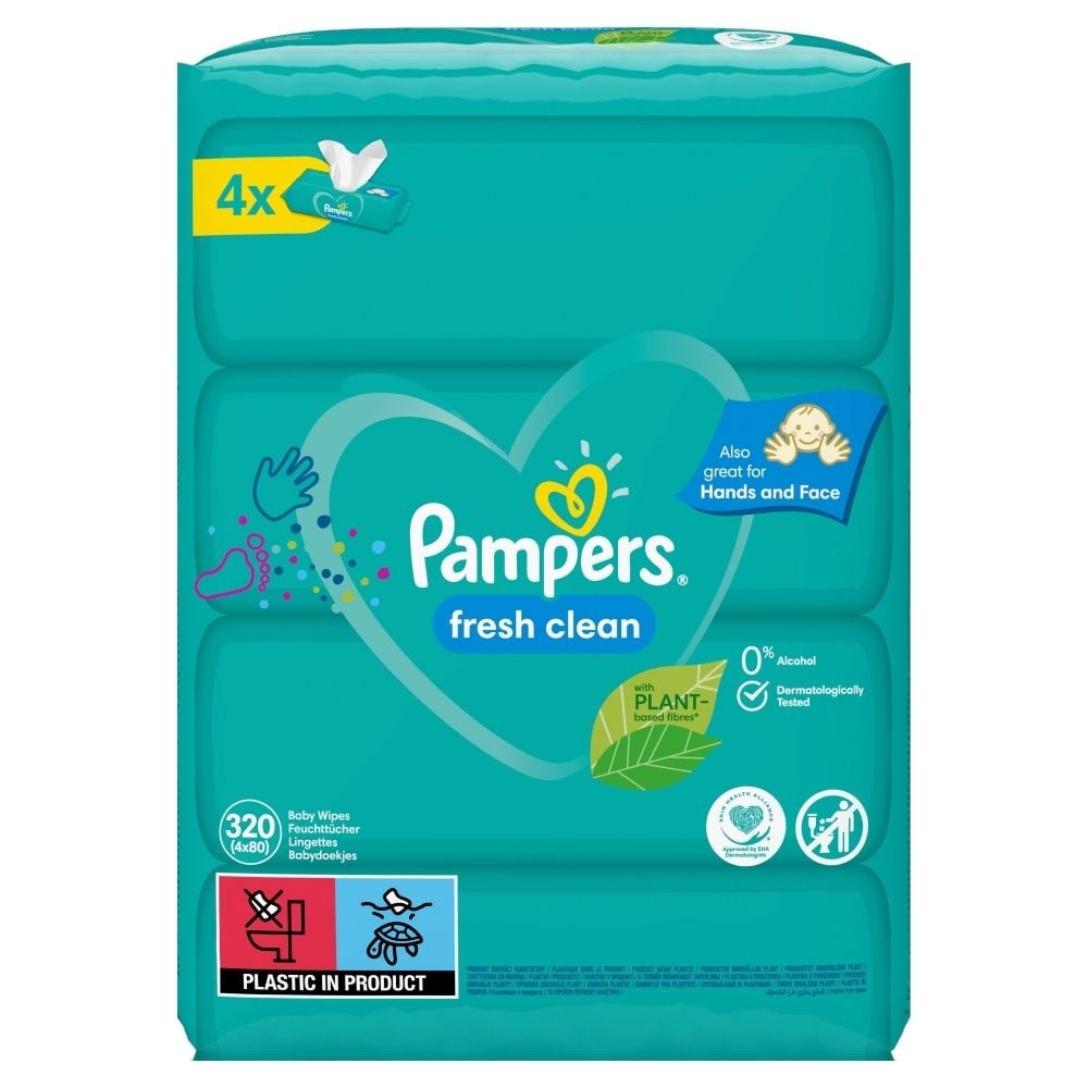 4 pak chusteczek pampers