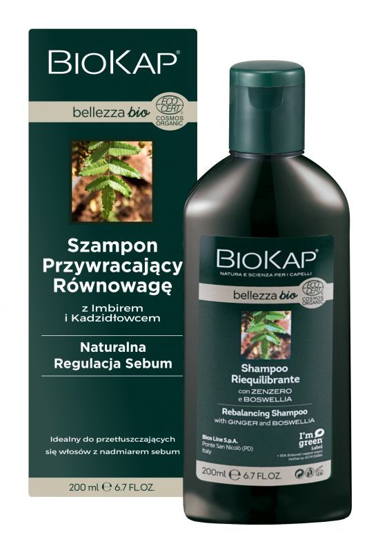 biokap bellezza szampon do włosów tłustych 200ml opinie