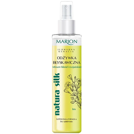 marion natura silk w błyskawiczna odżywka do włosów farbowanych 150ml