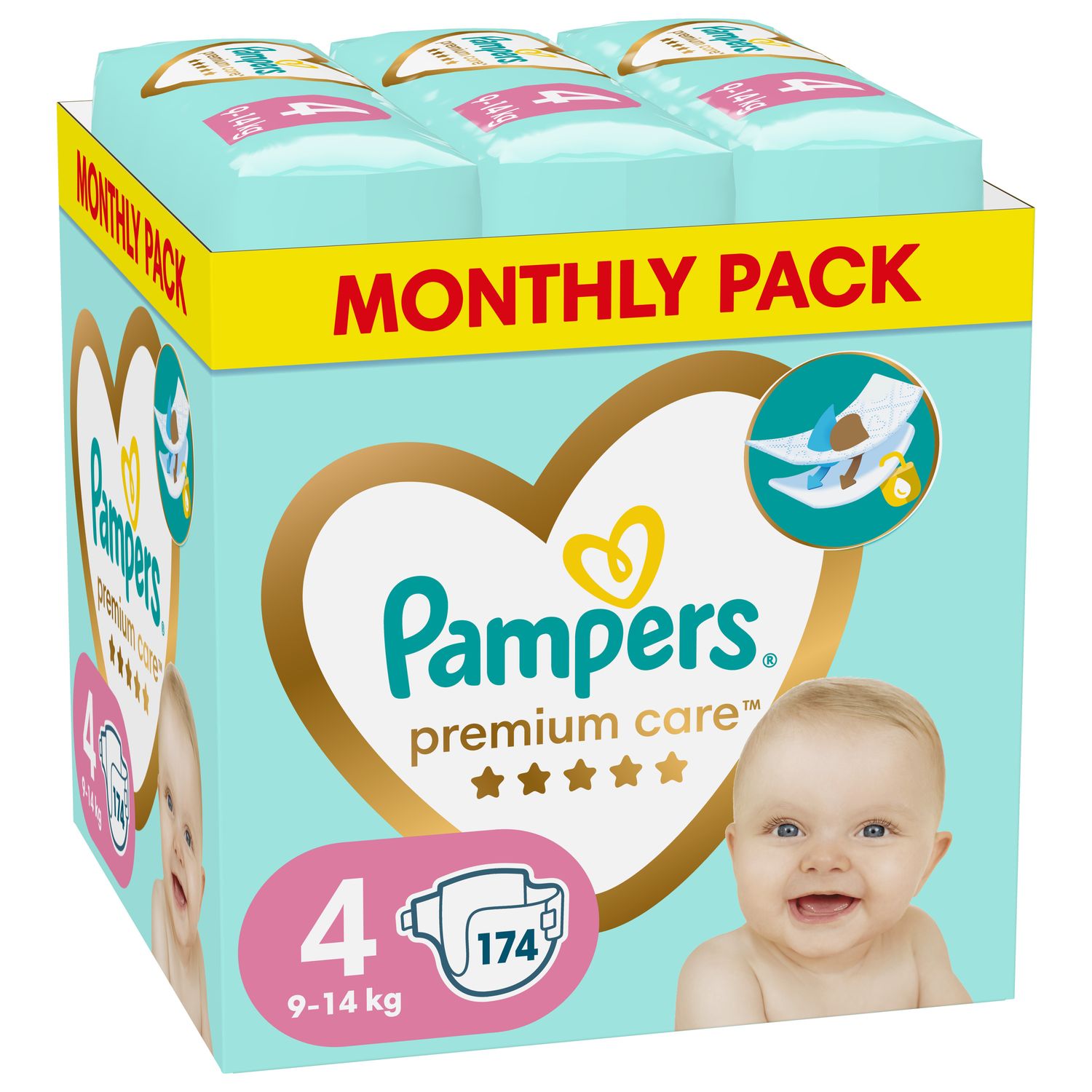 pampers premium care 4 cena