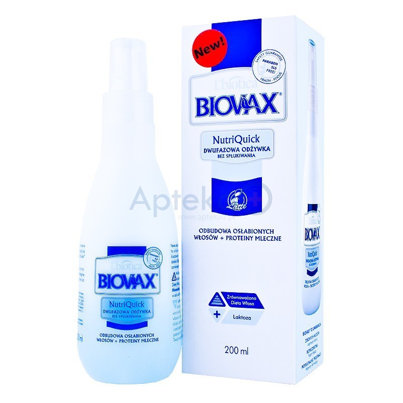 l biotica biovax nutriquick odżywka do włosów osłabionych