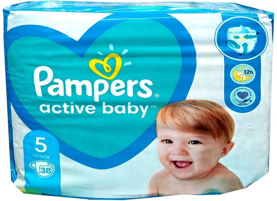 pampers active baby 5 38szt