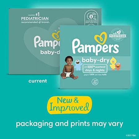 pampers 3 new baby dry 132