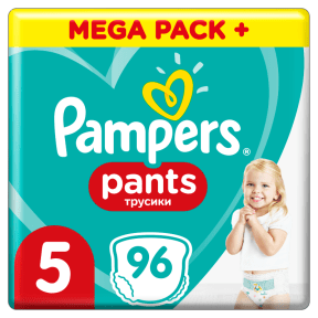 pieluchomajtki pampers 5 96 szt