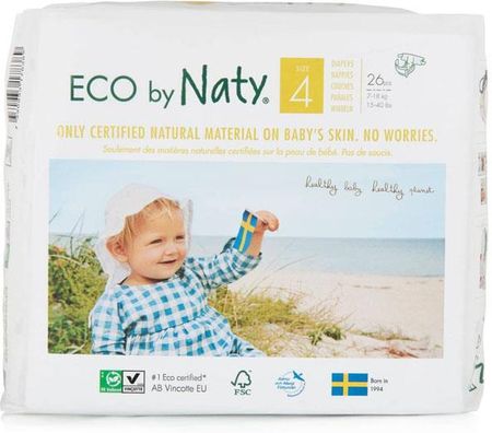 eco by naty ekologiczne pieluszki jednorazowe