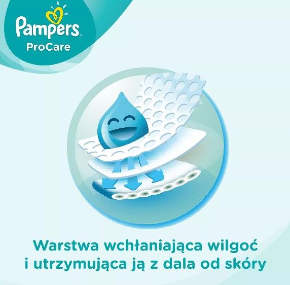 pampers procare rozmiar 0 38 pieluch