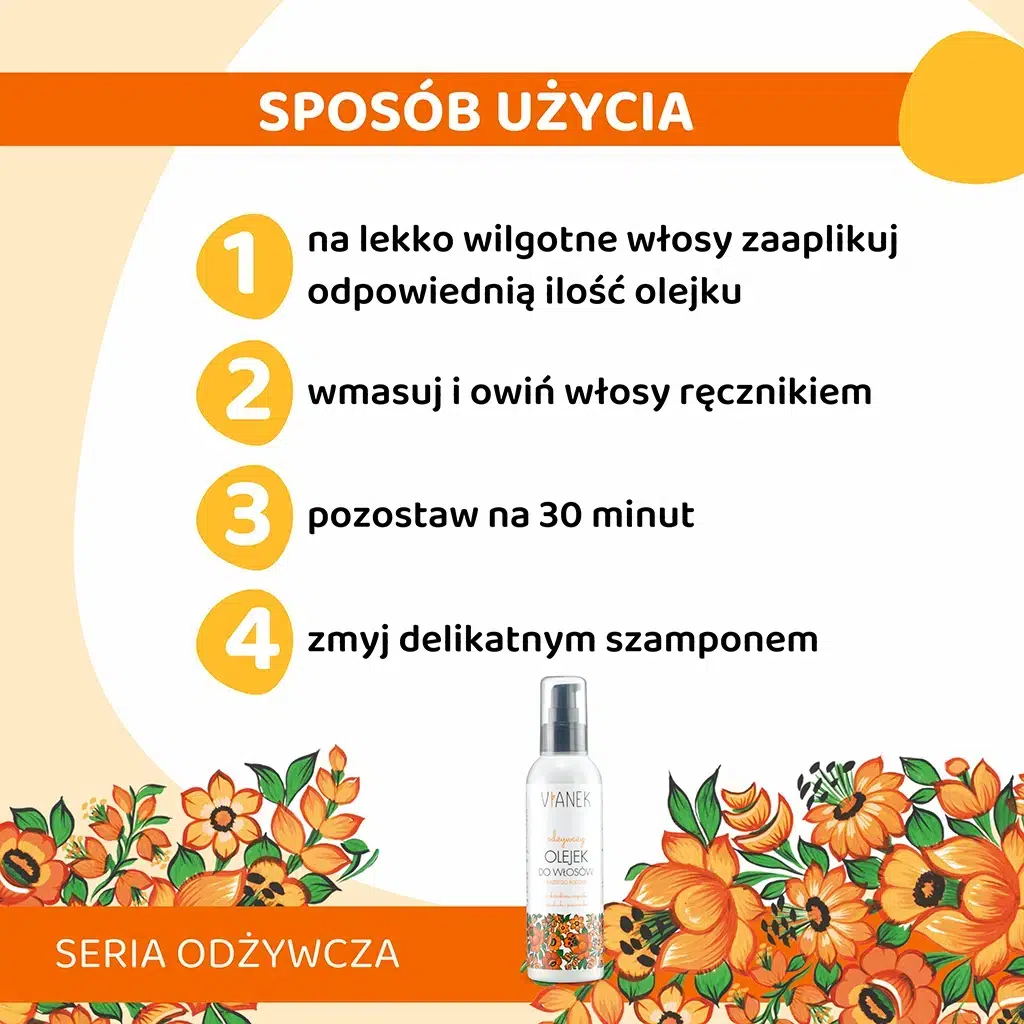 olejek do włosów sylveco