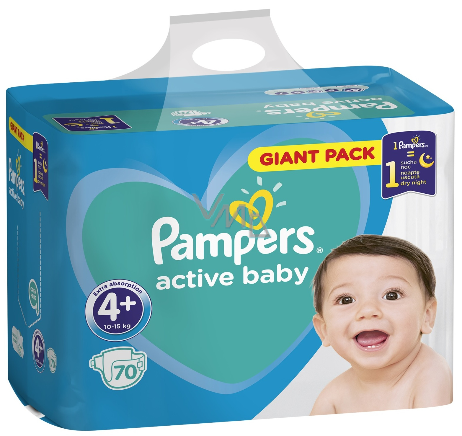 pampers active baby giant box