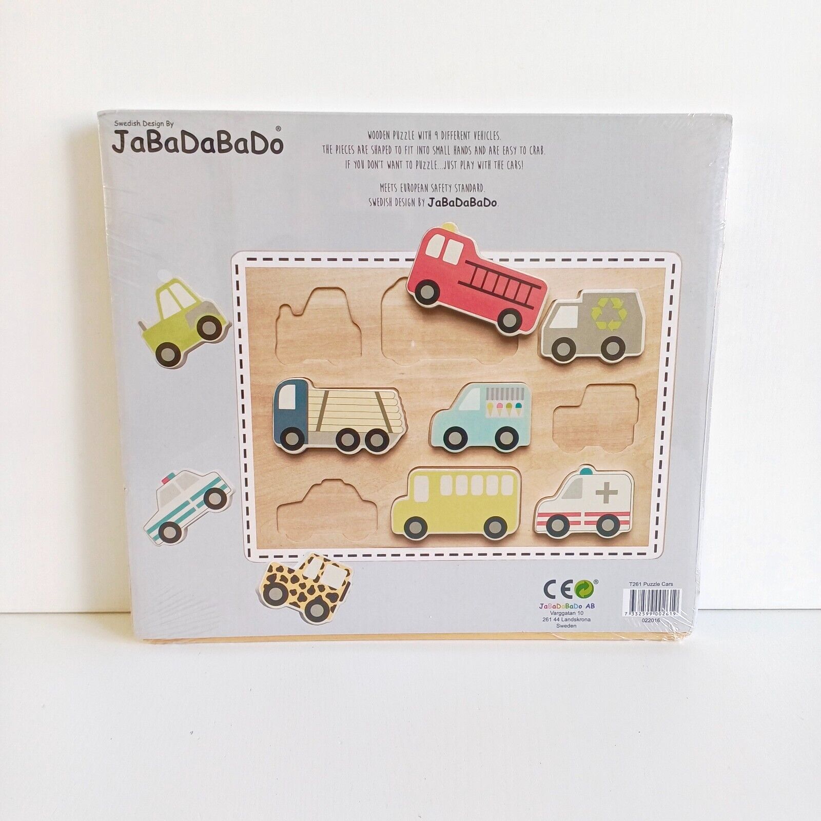 JaBaDaBaDo T261 Puzzle samochodziki