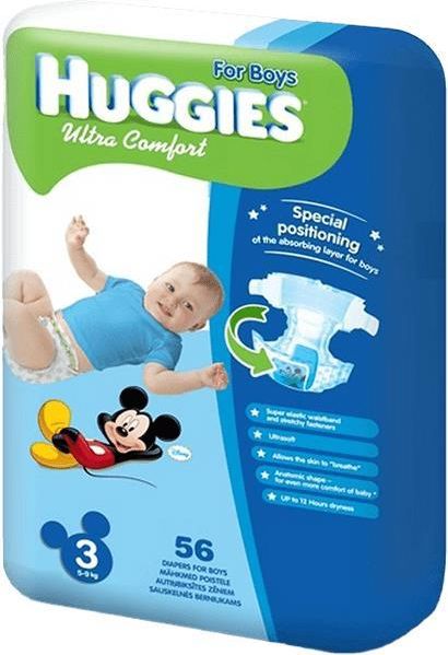 pieluchy huggies ultra comfort boy 3