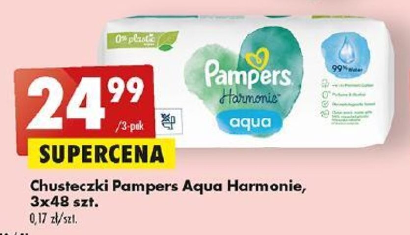 chusteczki pampers biedronka