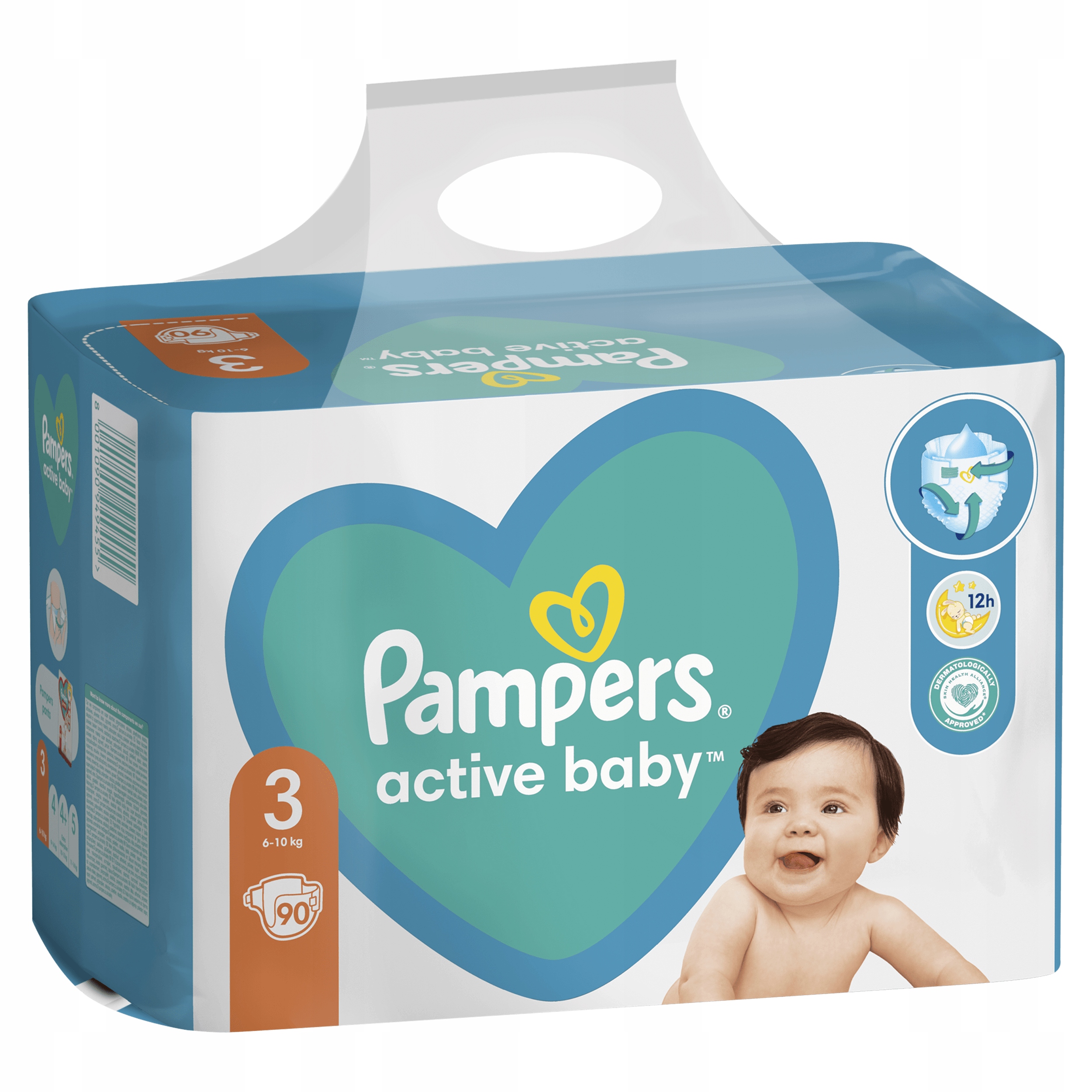 pampers pieluchy active baby 3 midi 208 sztuk