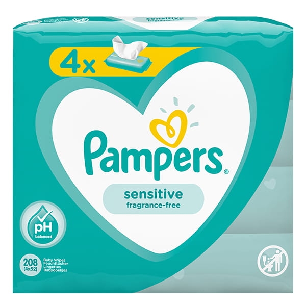 pampers sensitive fragrance free skład