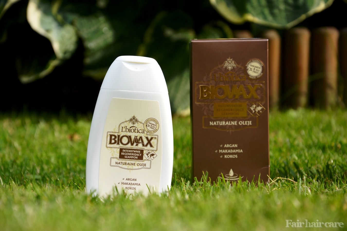 biovax szampon regenerujący argan kokos skłąd