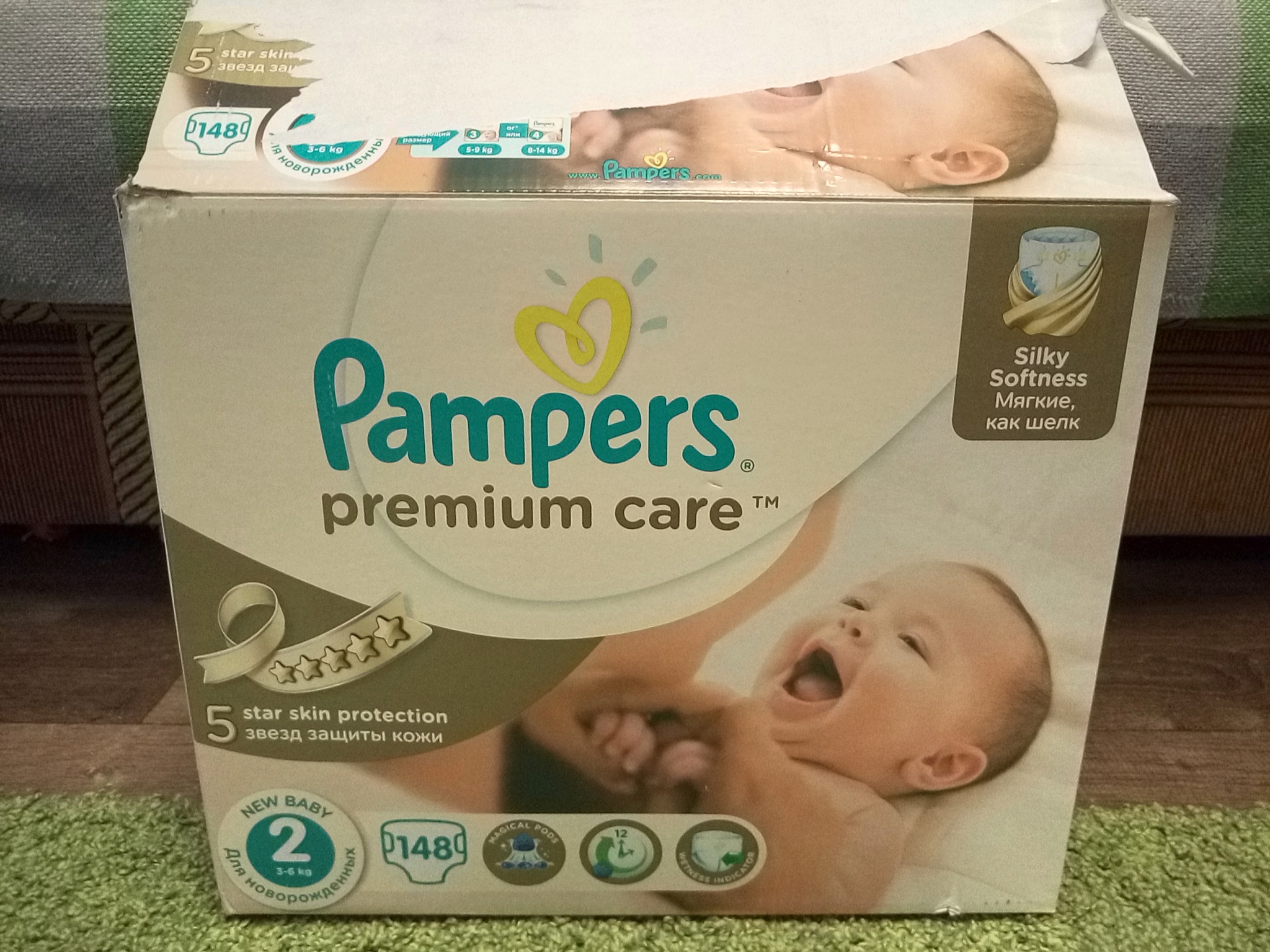 pampers premium care 2 mini 3-6kg 80szt