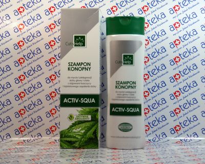 cutishelp activ-squa szampon konopny 200 ml