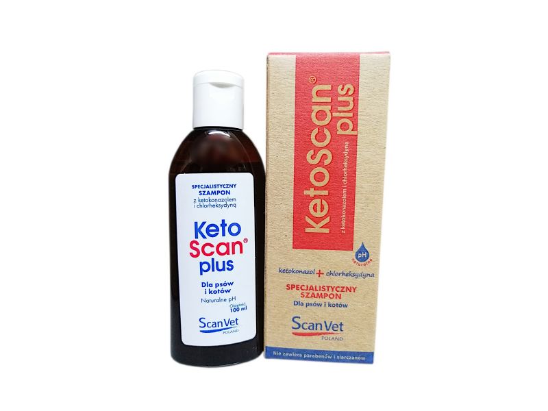 scan vet ketoscan szampon dla psów i kotów 100ml