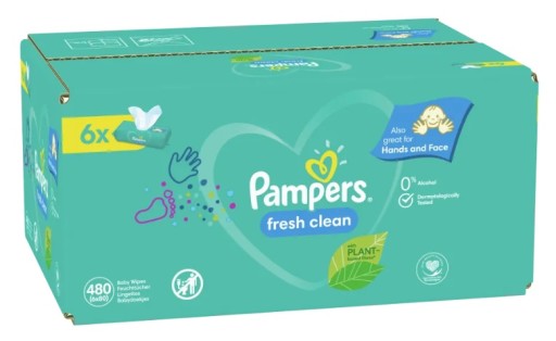 chusteczki nawilżane pampers allegro