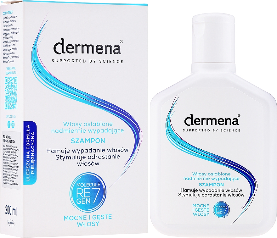 dermena hair care szampon hamujący wypadanie i stymulujący odrastanie włosów