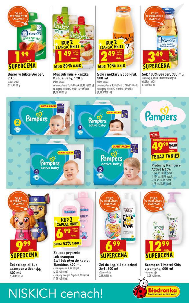 pampers promocje sierpien 2018